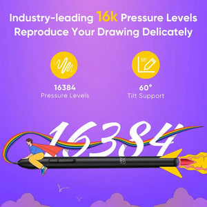 16,384 pressure levels and 60 degree tilt